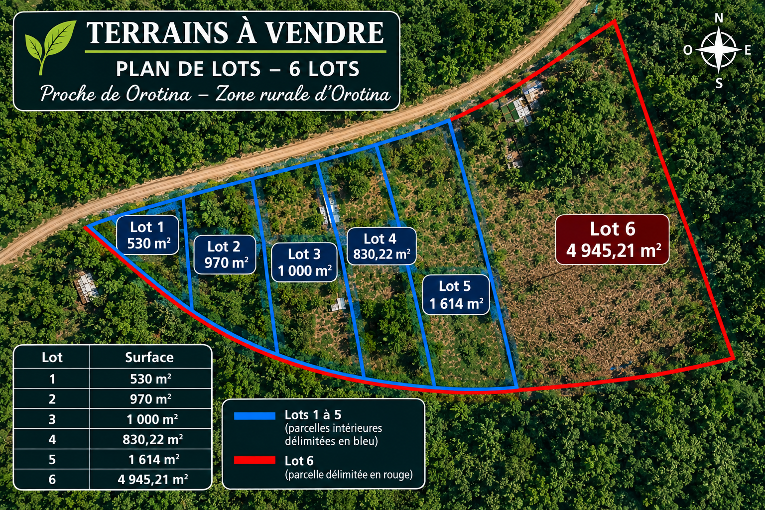 🌿 Terrenos – 9.889,43 m² en Total -  ✨ ¡Opciones de financiamiento disponibles! - imagen 3