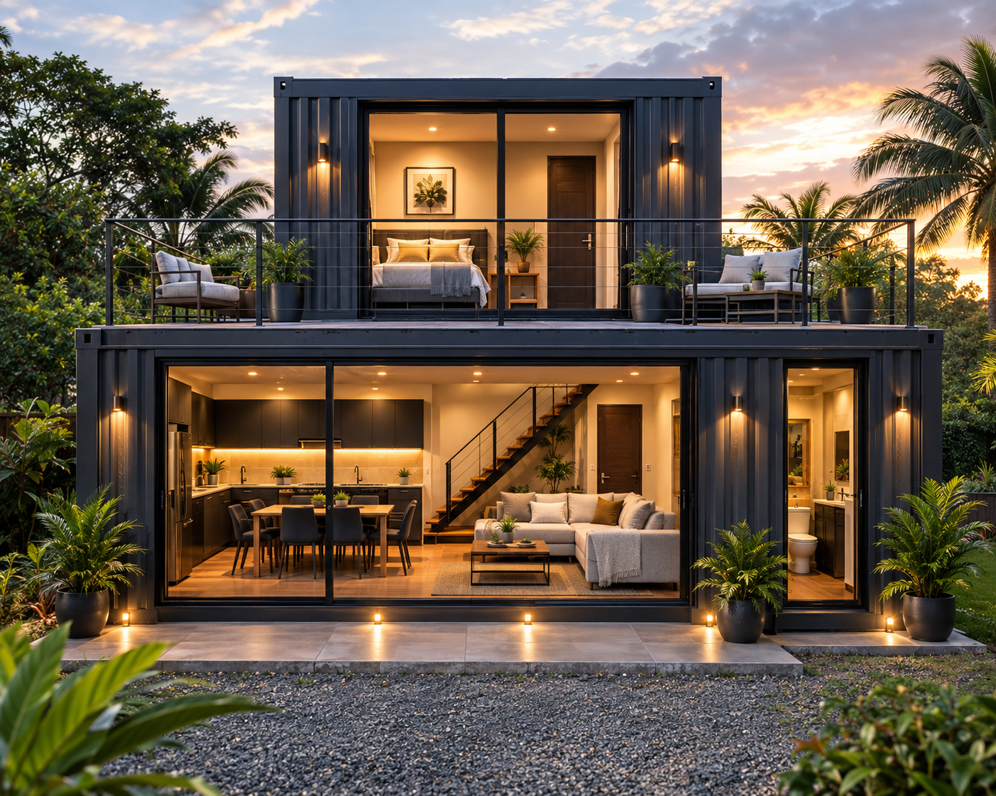 ER Modular Home – 3 Modules, 2 Floors | 2 Bedrooms - photo 1